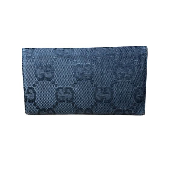 451. Gucci GG Black Canvas Wallet - Picture 2 of 4